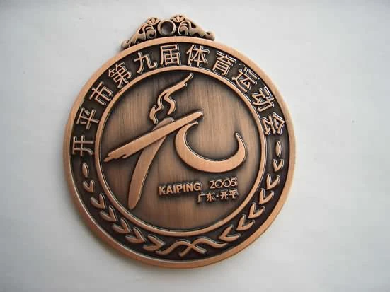BSCI Factory Customized 3D Sports Metal Gold Medal for Promotion Souvenir Gifts, with Ribbon/Lanyard