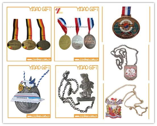 Custom Unique Design Hot Sale Zinc Alloy Medallion Promotional Sports Medals and Trophies