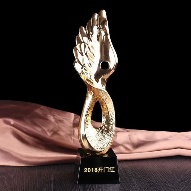 Free Sample Cheap Fashion Gift Acrylic Customized Oscar Gold Award Trophy Glass Trophy Metal Custom Shape Trophy
