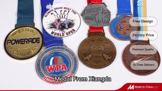 Позолоченные медальоны чемпионата мира по футболу в Катаре, изготовленные на заказ в Китае, медали с 3D-гравировкой текста