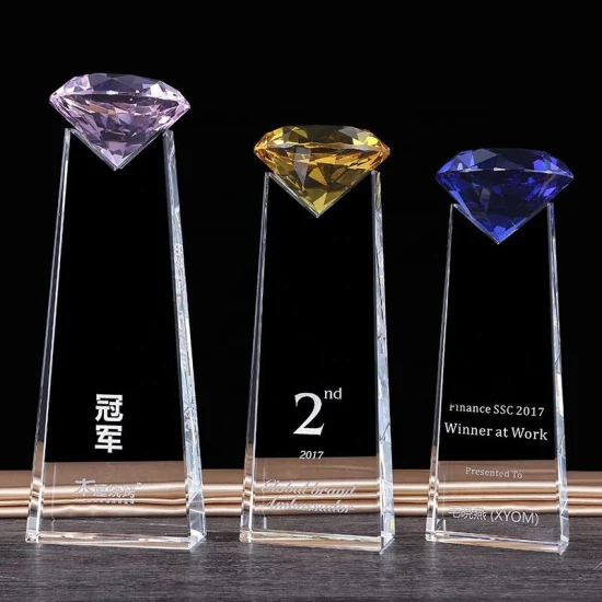 ODM OEM вручает приз за цветной кристалл за соревнование